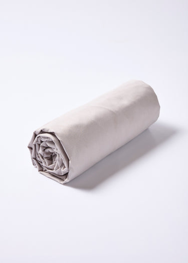 Drap-housse coton uni Sable