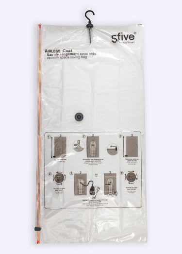 Sac compresseur gain de place forme housse Transparent