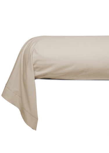 Taie d'oreiller unie percale de coton Gris platinium