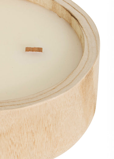 Bougie parfumée 3 mèches contenant bois Bois