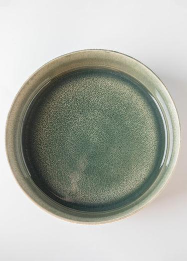 Saladier haut en grès, Jade Vert