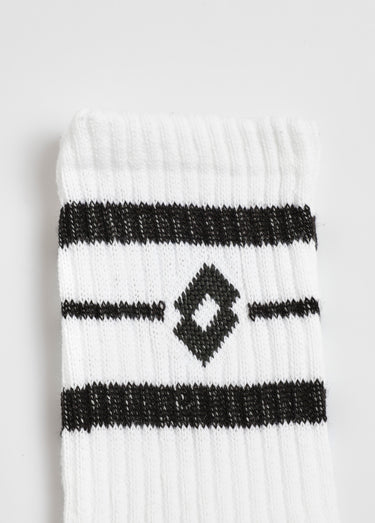 Lot de 3 Chaussettes de sport côtelées Blanc