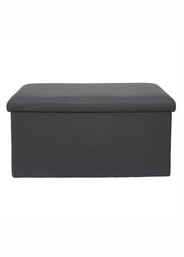 Banc coffre pliable design en mesh ATOME Gris