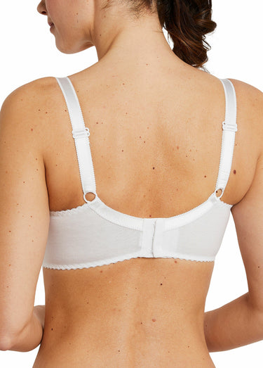 Soutien-gorge sans armatures coton stretch Blanc