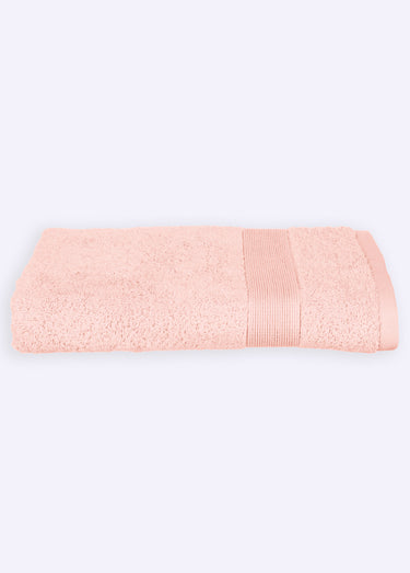 Drap de bain épais pur coton 100x150cm Rose