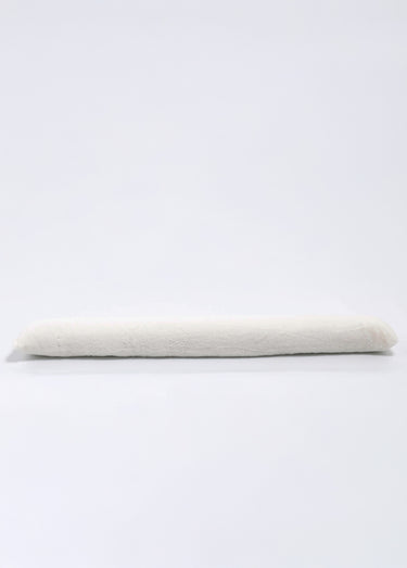 Boudin bas de porte en fausse fourrure Blanc