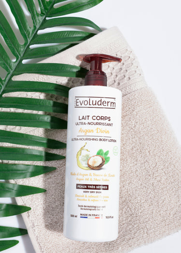 Lait corps nourrissant argan et karité Blanc
