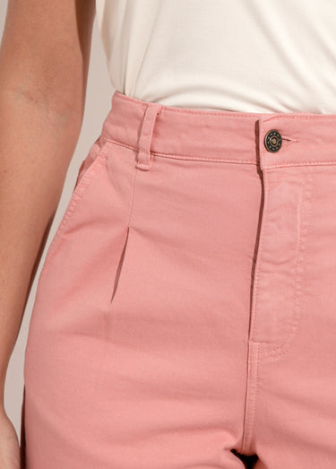 Jean couleur taille haute stretch Terracotta