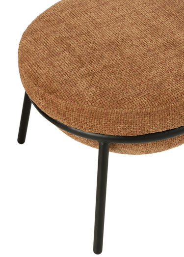 Fauteuil repos tissu + repose pieds 3M Marron