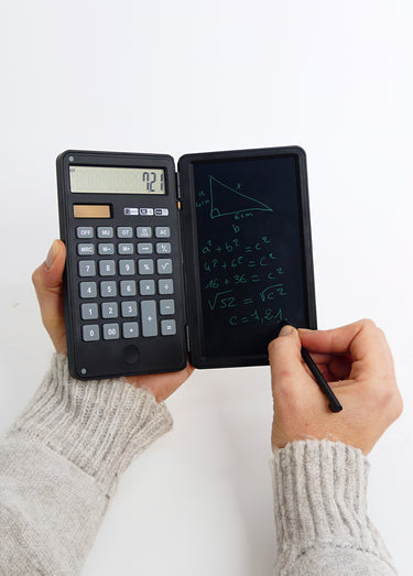 Calculatrice avec ardoise magique Noir