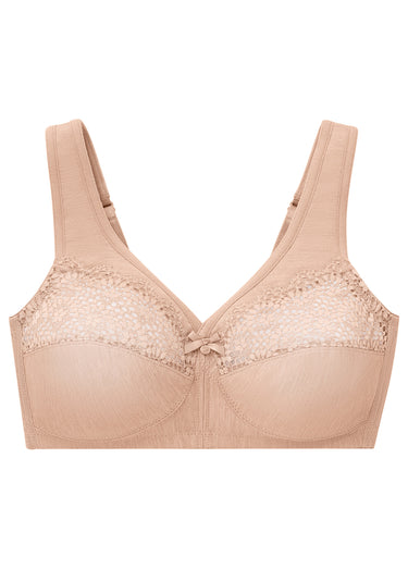 Soutien-gorge MagicLift Anti-Humidité Sans Armatures Spécial Grandes Tailles n°1064 Chair Chiné