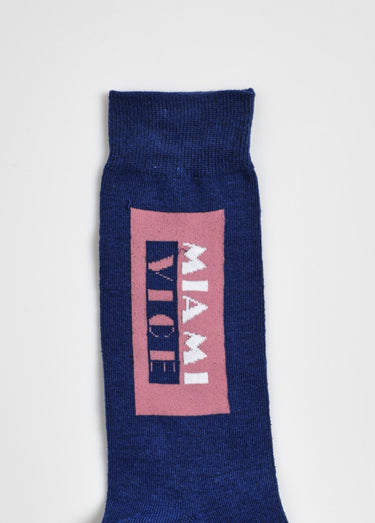 Paire de chaussettes licence Miami Vice Bleu/Rose