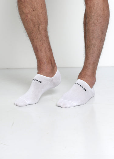 Socquettes invisibles, foncé Blanc
