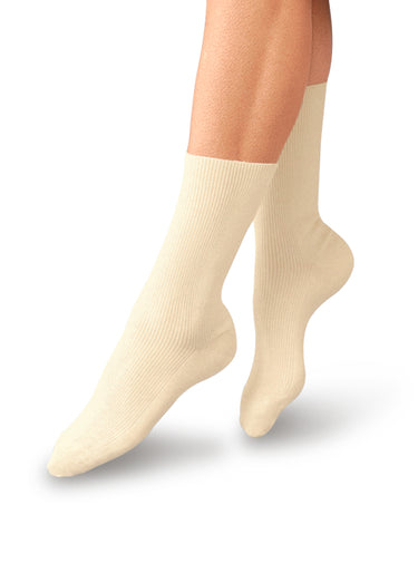 Mi-chaussettes chaudes - lot de 2 paires Ivoire Lot2