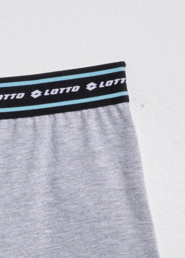Boxer uni avec ceinture contrastante Gris