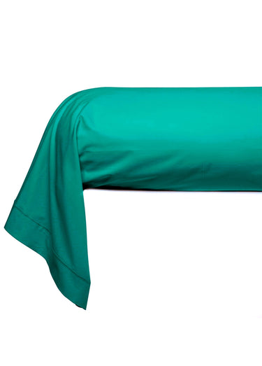 Taie d'oreiller unie percale de coton Canard