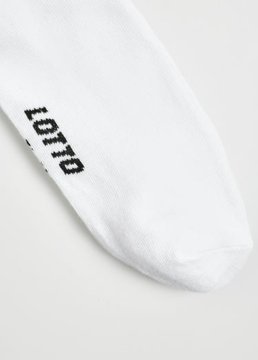 Lot de 3 Socquettes de sport, assorties Blanc