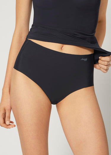 Culotte maxi à taille haute, Zero Feel Noir