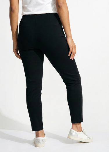 Legging court uni ceinture élastiquée Noir