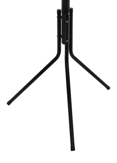 Porte manteaux épuré en métal, 8 patères Noir