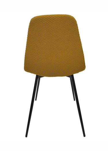 Set 4 Chaises design maille mesh ATOME Jaune