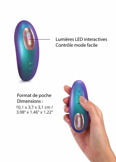 Sextoy clitoridien télécommandé DREAMER Turquoise