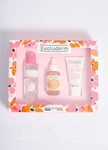 Coffret visage Peau radieuse, 3 pièces Naturel