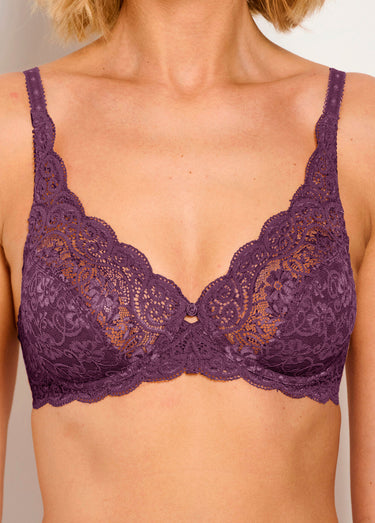 Soutien-gorge avec armatures, Amourette Prune