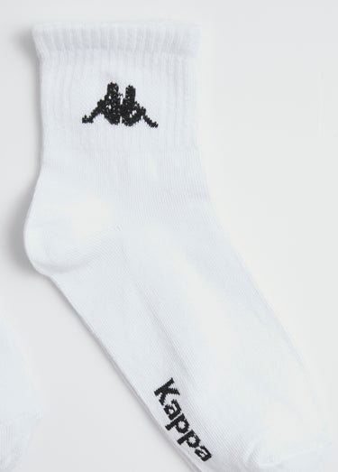 Chaussettes de sport à côtes, clair Blanc
