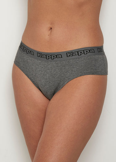 Shorty de sport en coton majoritaire Gris