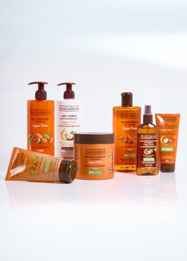 Rituel Argan corps et cheveux, 7 pièces Argan