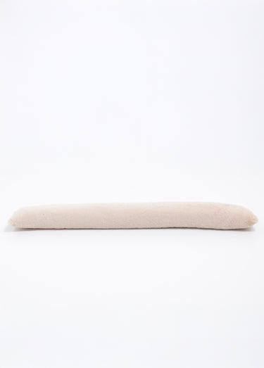 Boudin bas de porte en fausse fourrure Beige