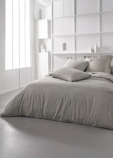 Housse de couette coton uni Dune