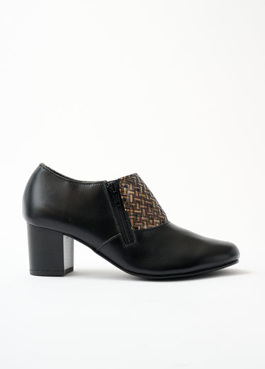Derbies trotteurs zippés largeur confort Noir