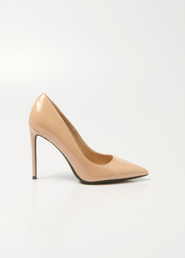Escarpins stiletto vernis talon aiguille Vernis Beige