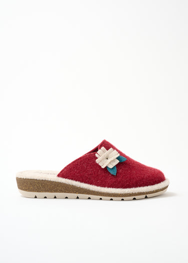 Mules feutrine largeur confort application fantaisie Bordeaux
