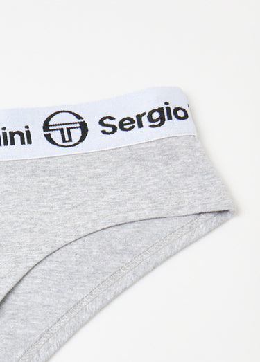 Shorty uni ceinture logo Gris