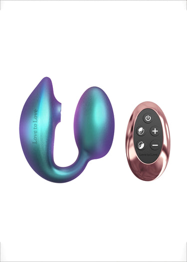 Sextoy clitoris et point G WONDERLOVE Turquoise
