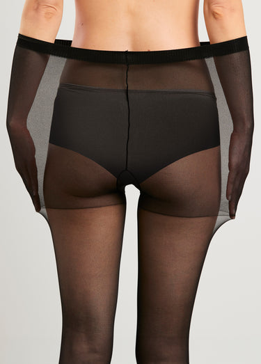 Collant mousse extensible - lot de 3 Noir - Lot de 3
