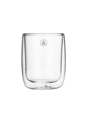 Set 2 tasses 25cl verre double paroi Blanc