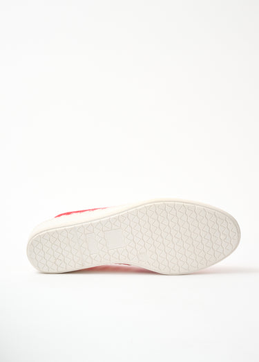 Espadrilles élastiquées largeur confort Rouge