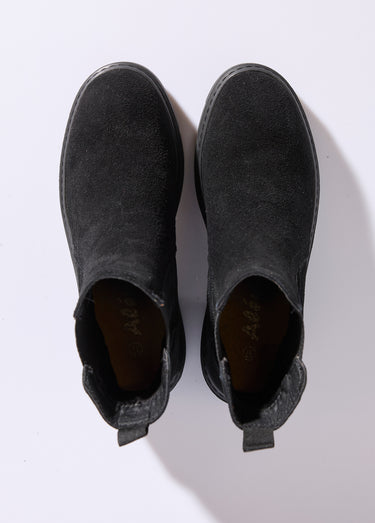 Boots Chelsea élastique fantaisie Noir