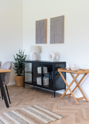Lampe compacte design fibre d'argile Stone
