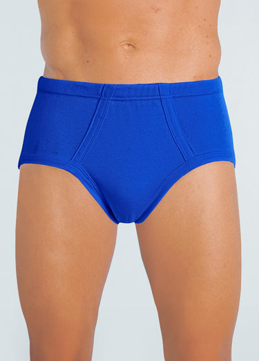 Slip fermé coton - lot de 3 Indigo Lot3