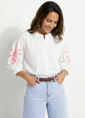 Blanc / rose fluo