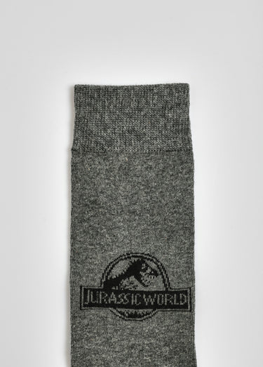 Paire de chaussettes, Jurassic World Gris Fonce