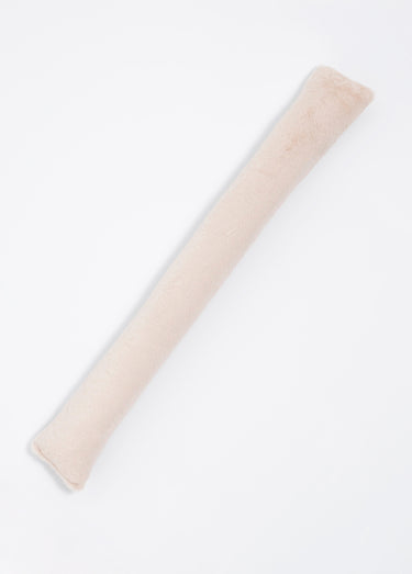 Boudin bas de porte en fausse fourrure Beige