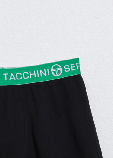 Boxer uni ceinture élastiquée flashy Noir/Vert