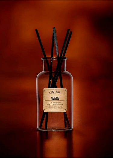 Diffuseur d'intérieur 250ml + tiges Marron