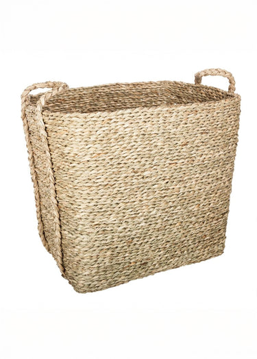 Set de 3 paniers rectangle roseau tressé Rectangle